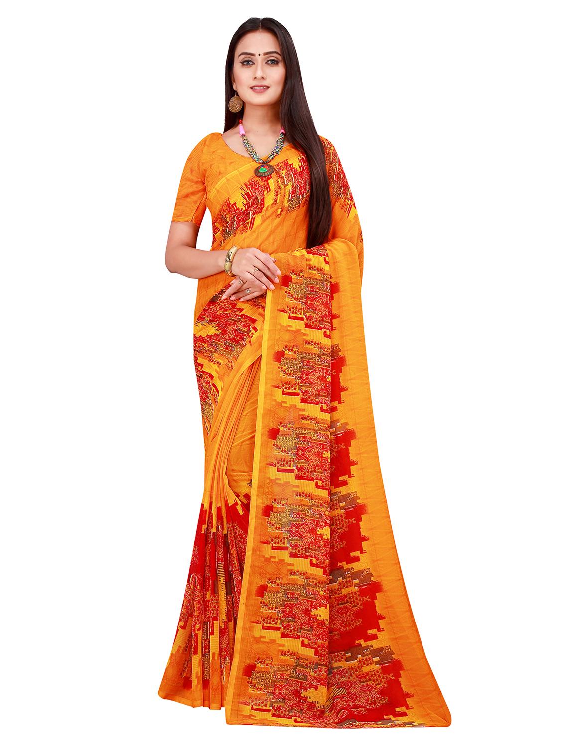 pack of 2 printed sarees  - 20219270 -  Standard Image - 1