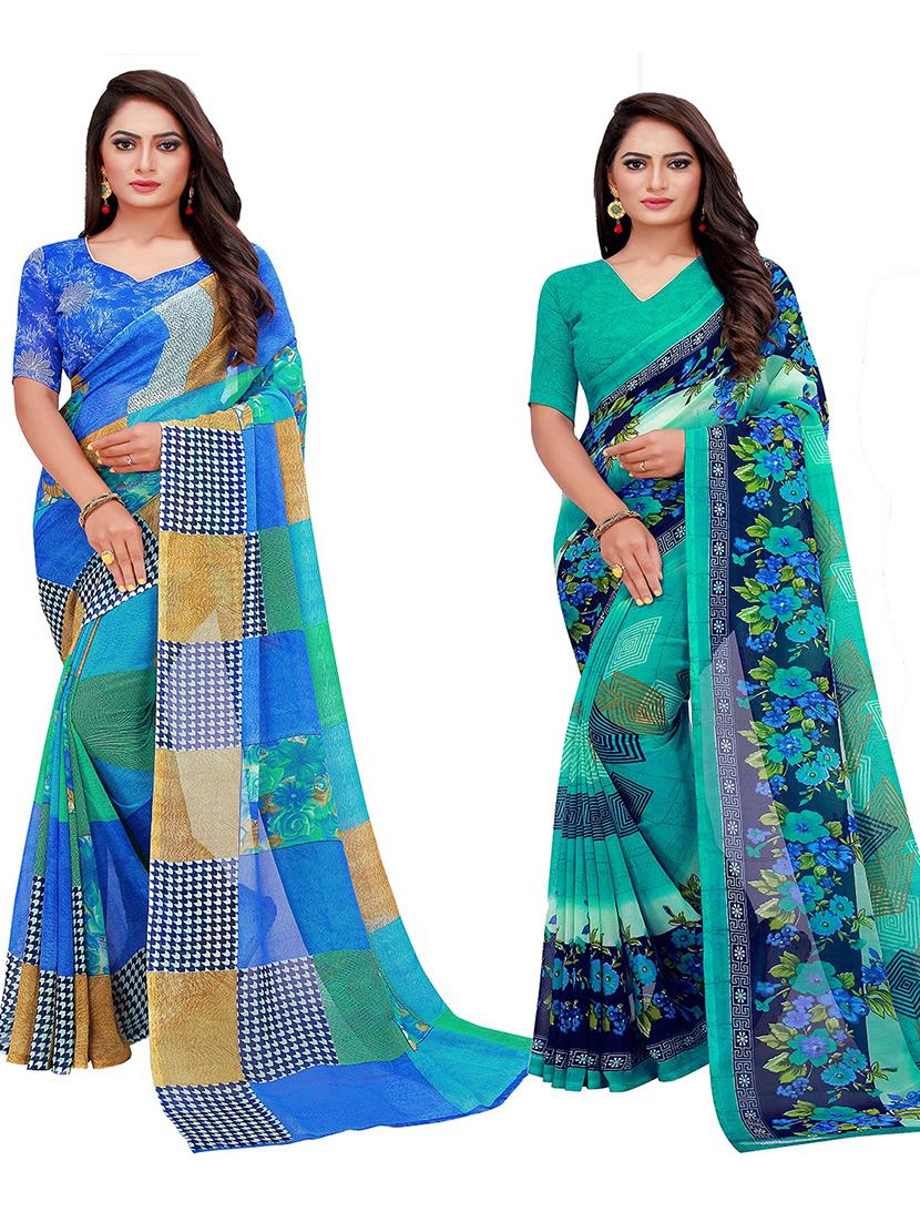 women's saree combo - 20219324 -  Zoom Image - 0