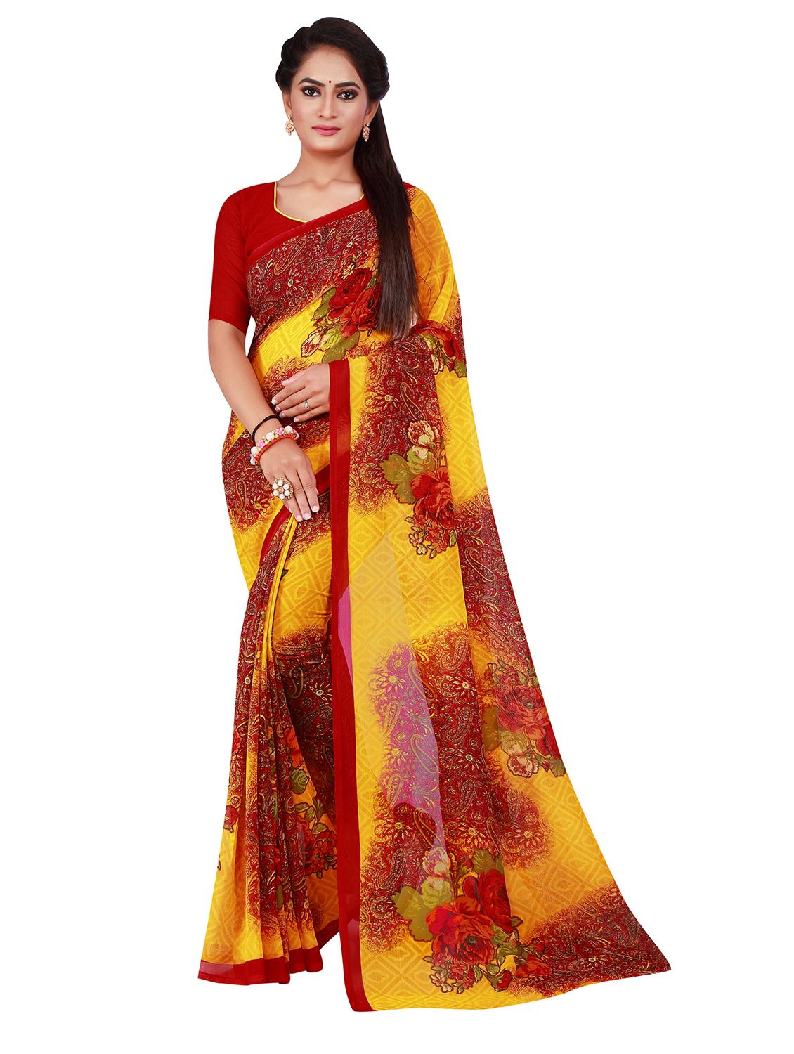 pack of 2 printed sarees - 20219363 - Standard Image - 1