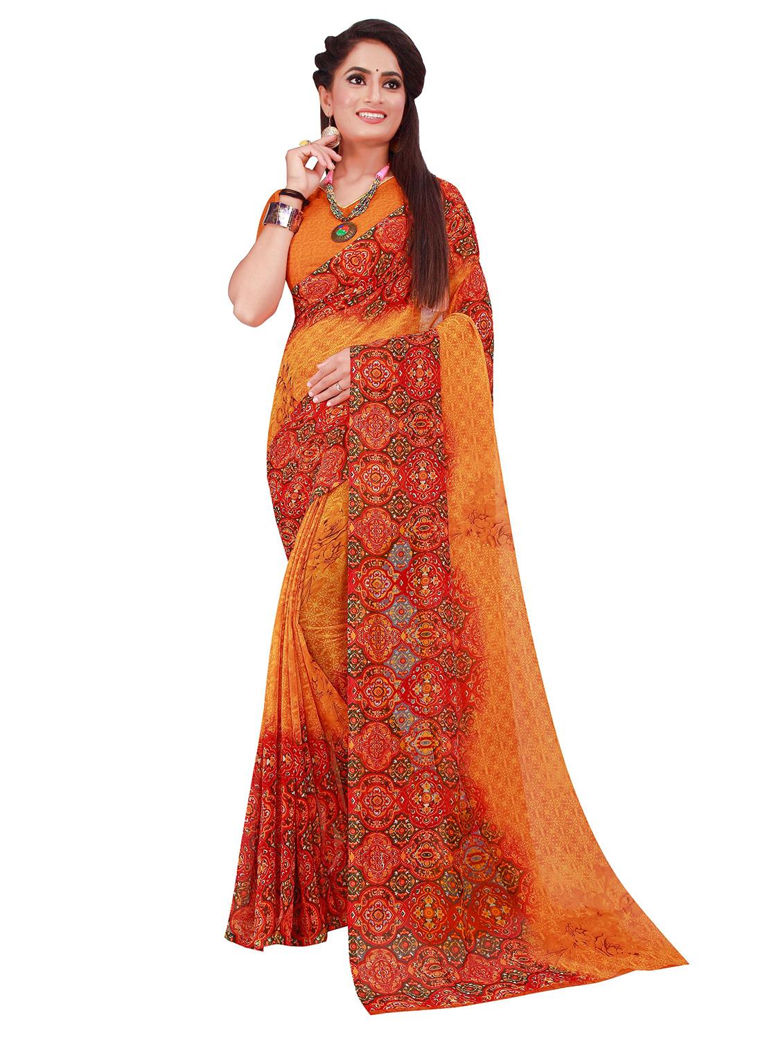 pack of 2 printed saree - 20219367 - Standard Image - 1