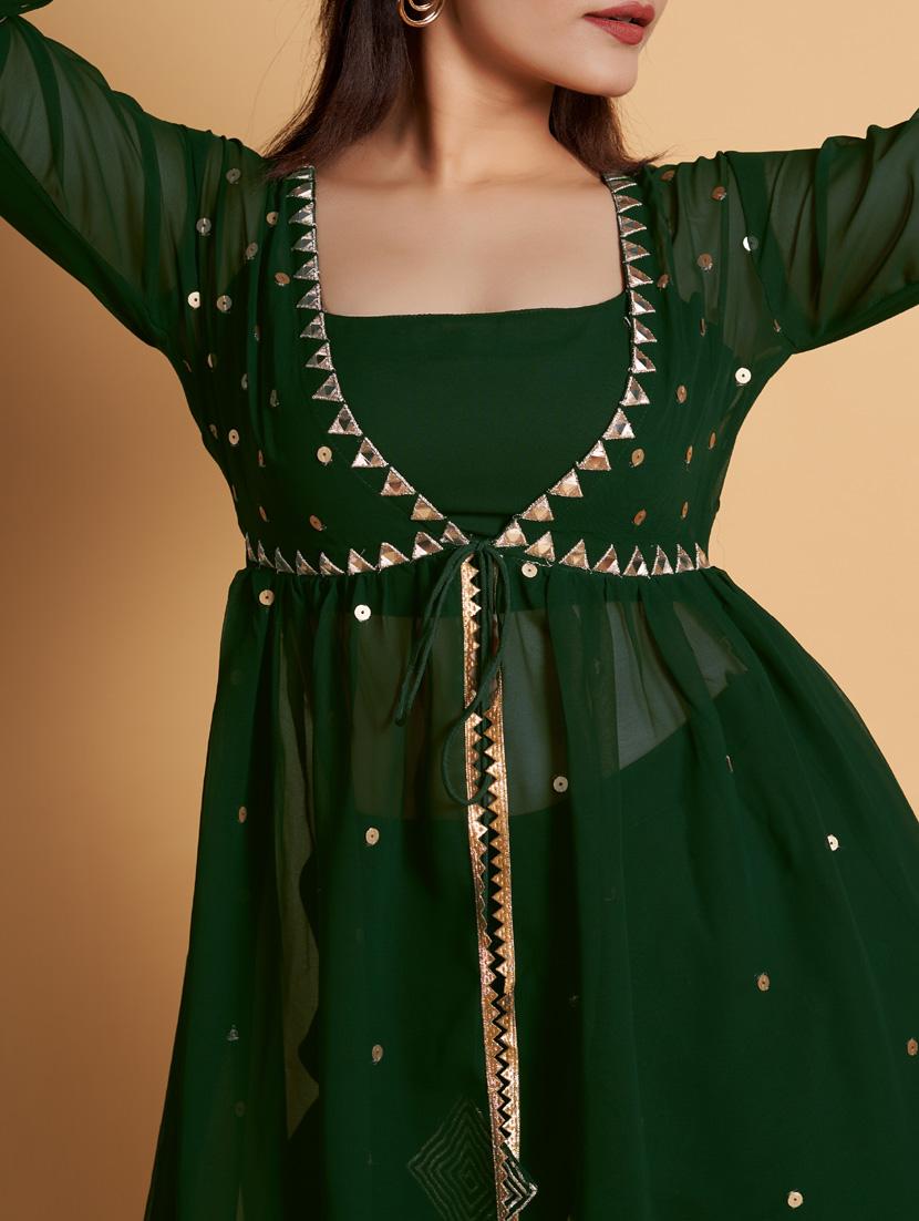 women green solid fusion set - 20223951 - Standard Image - 4