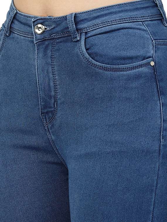 women's plain skinny fit jeans - 20225121 -  Standard Image - 4