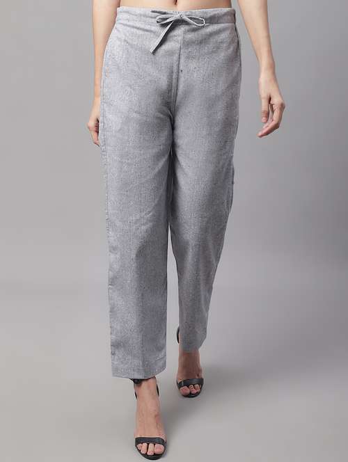 mid rise solid straight tapered pant - 20225551 -  Standard Image - 0