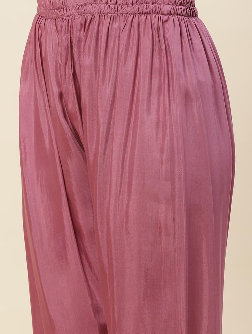 women pink kurta pant set - 20225582 - Standard Image - 6