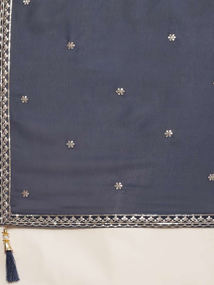 women bandhani printed kurta dupatta set - 20225638 - Standard Image - 6