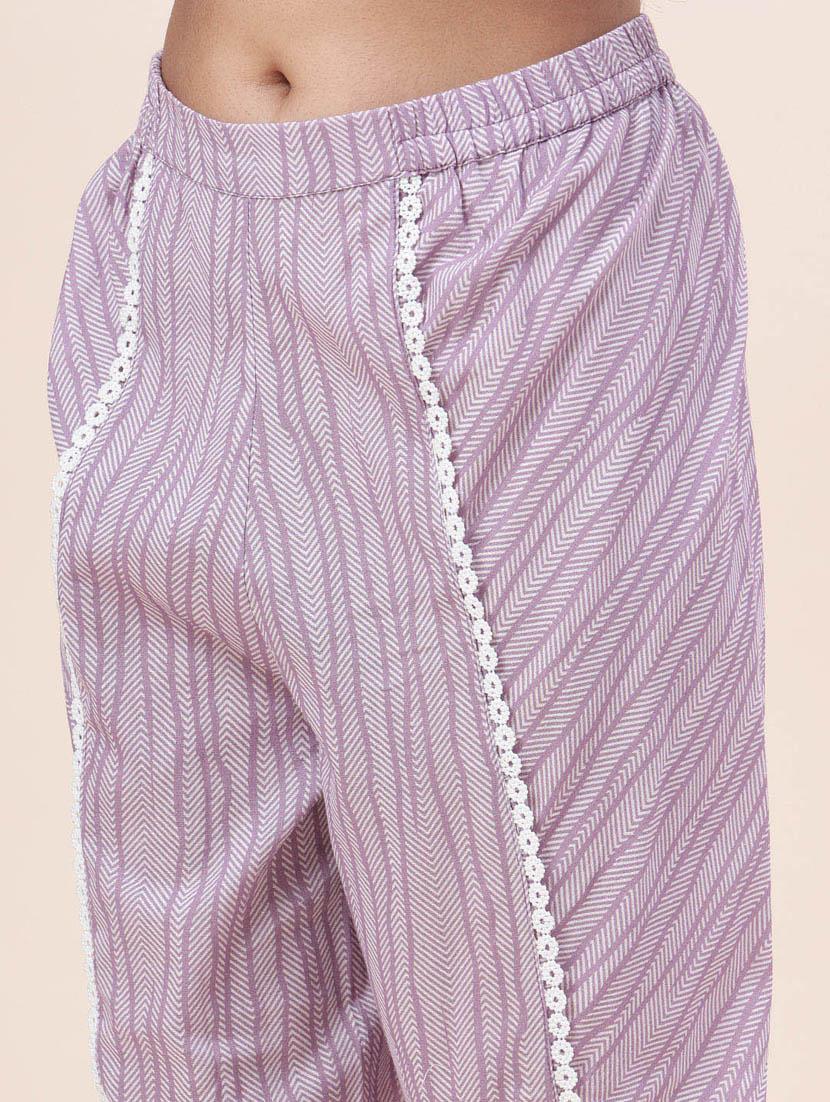 lavender colored co ord set - 20225814 - Standard Image - 6