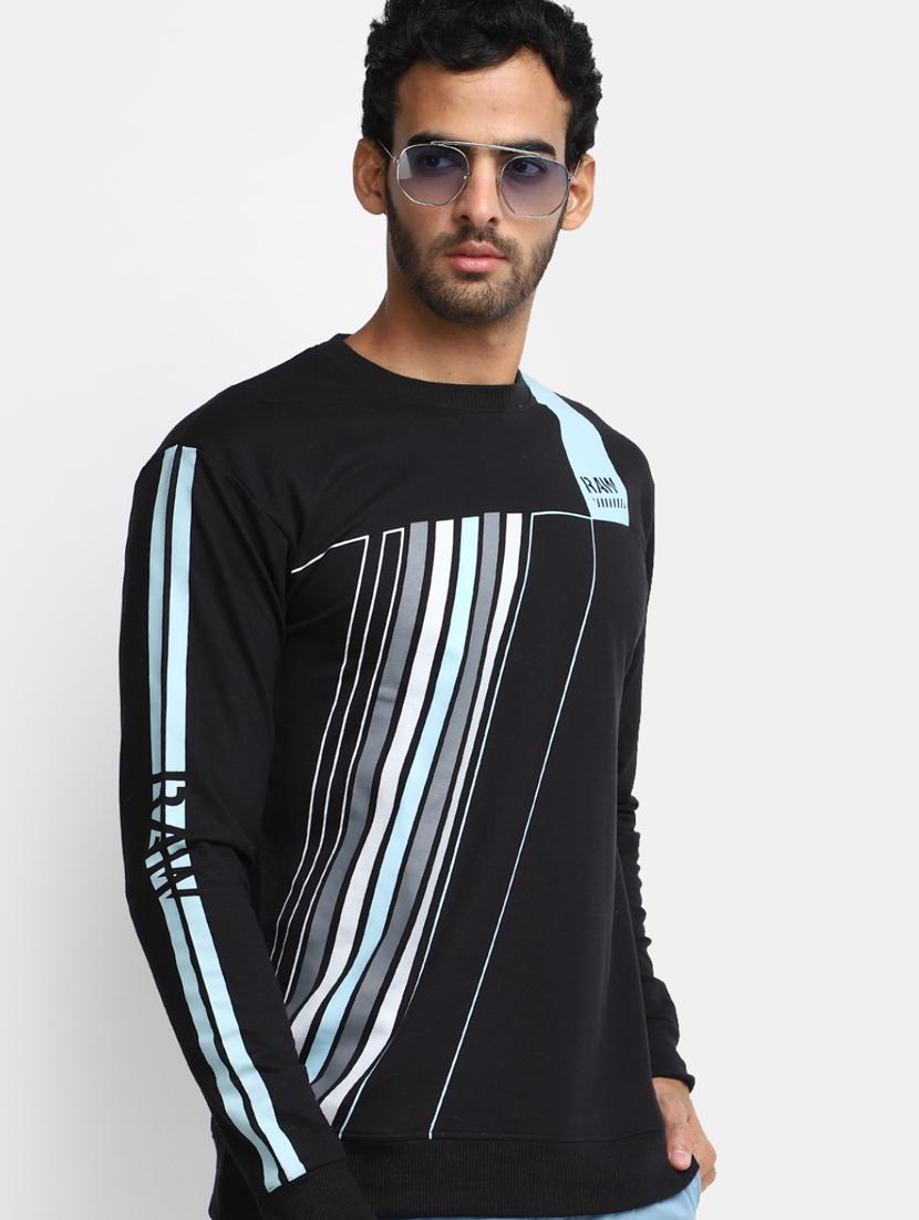 men stripes long sleeves t-shirts - 20228671 - Standard Image - 1