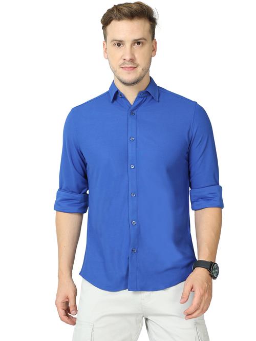 mens solid casual shirt - 20229930 -  Standard Image - 0