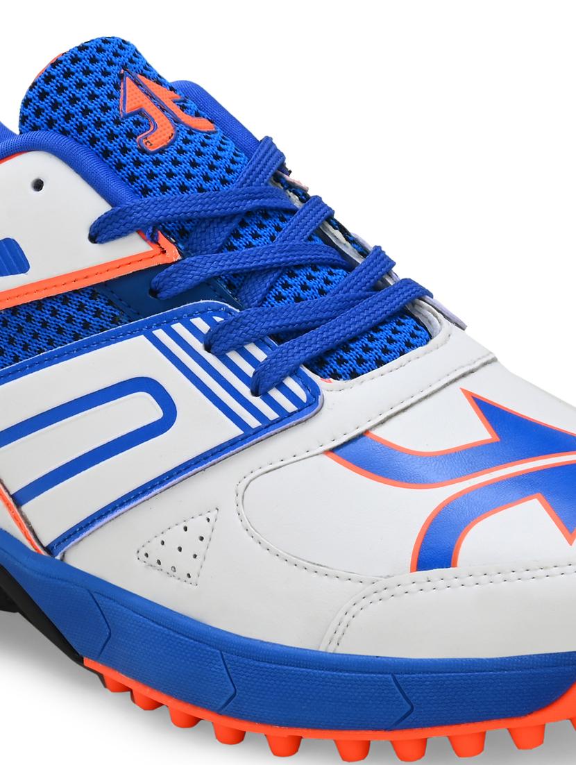 men multi colored lace-up cricket sports shoe - 20230225 - Standard Image - 4