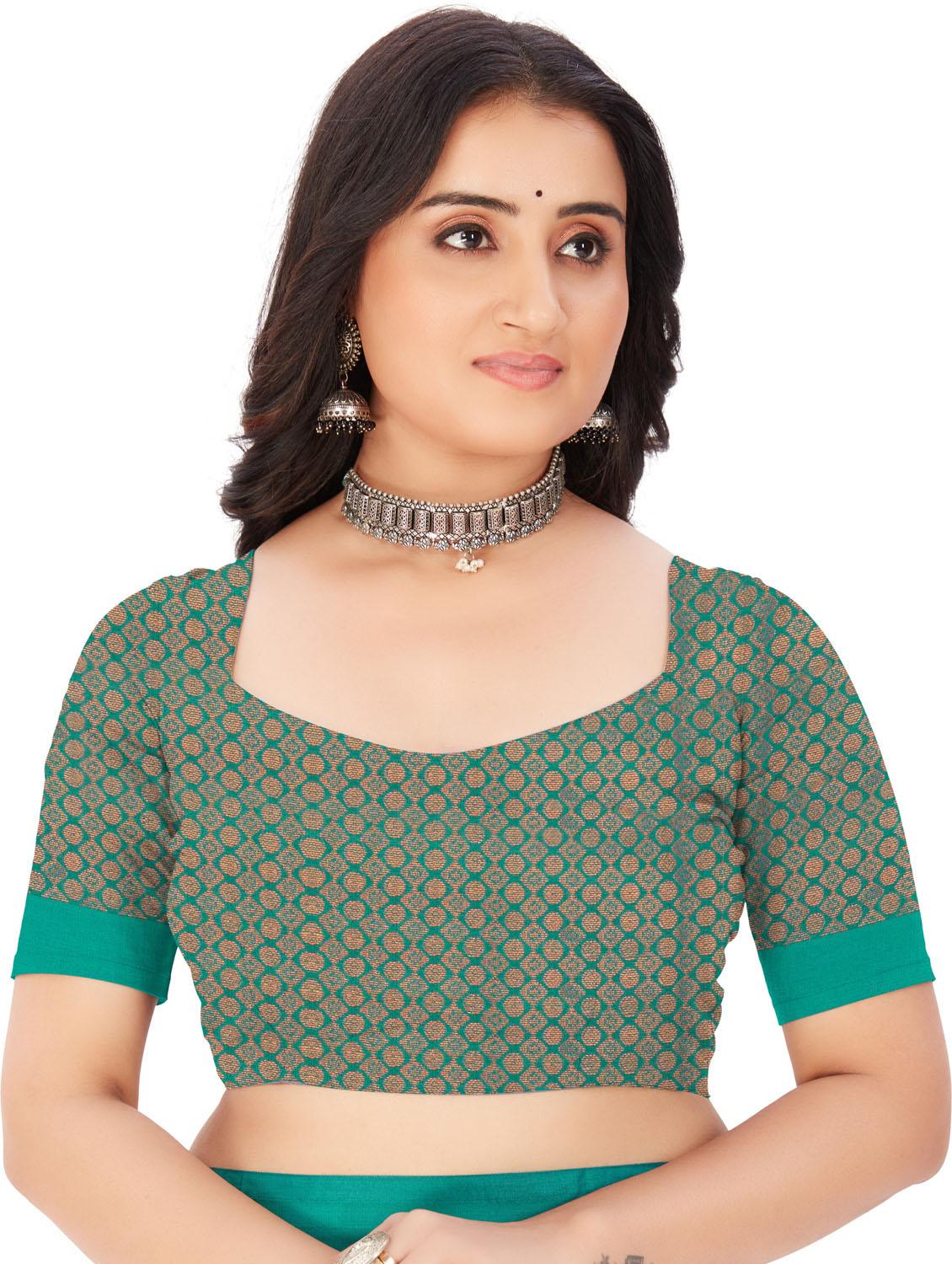 self design zari work madurai saree with blouse - 20240406 - Standard Image - 4