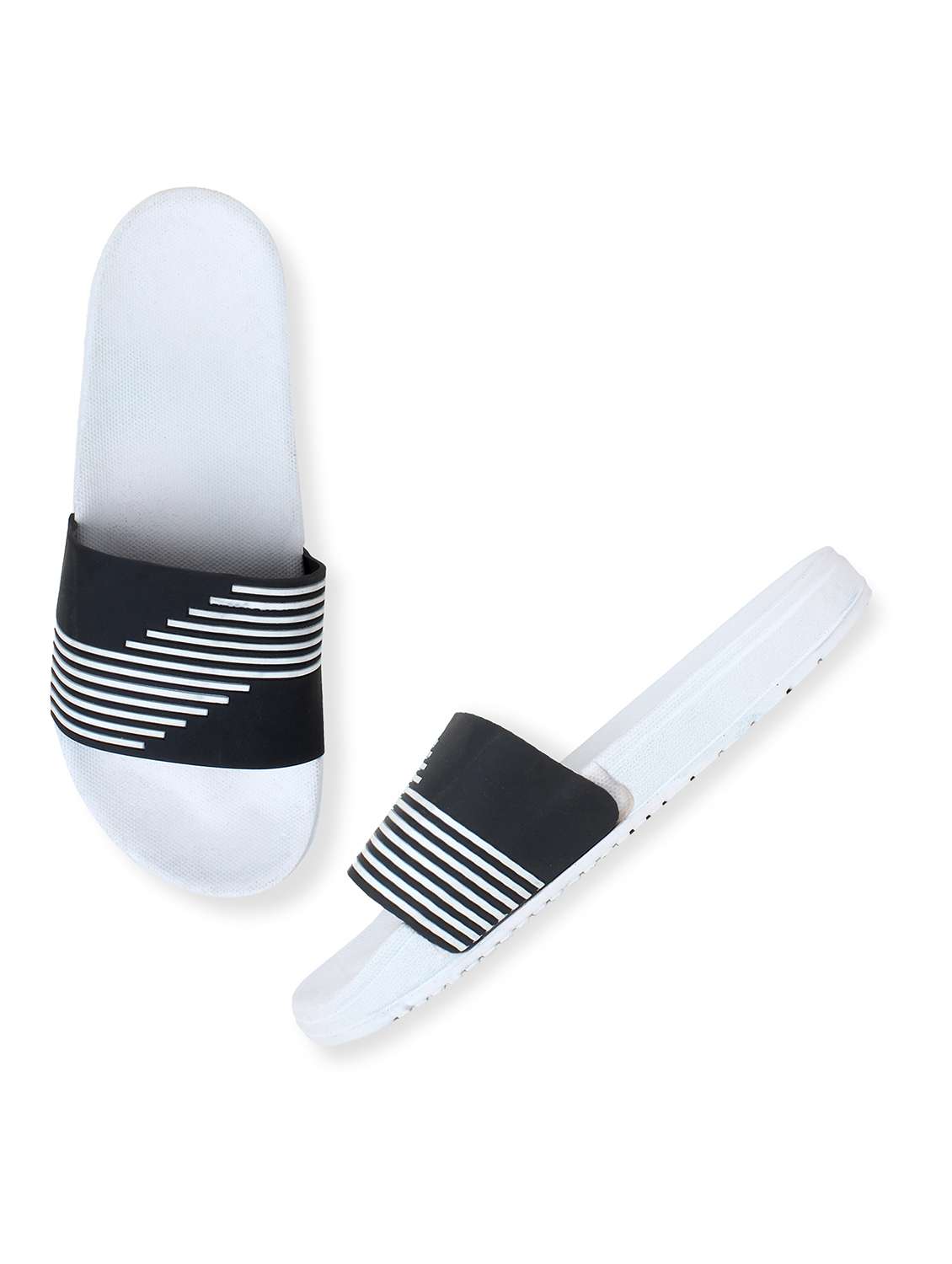 white pvc slip on flip flops - 20240827 -  Standard Image - 1