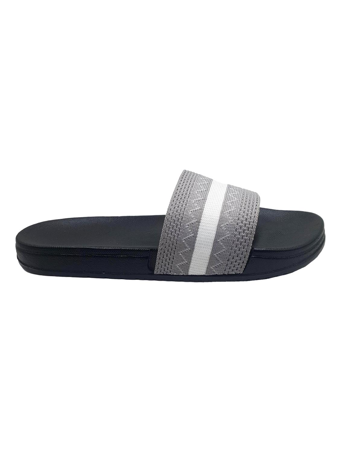 grey synthetic slip on flip flops - 20240850 -  Standard Image - 1