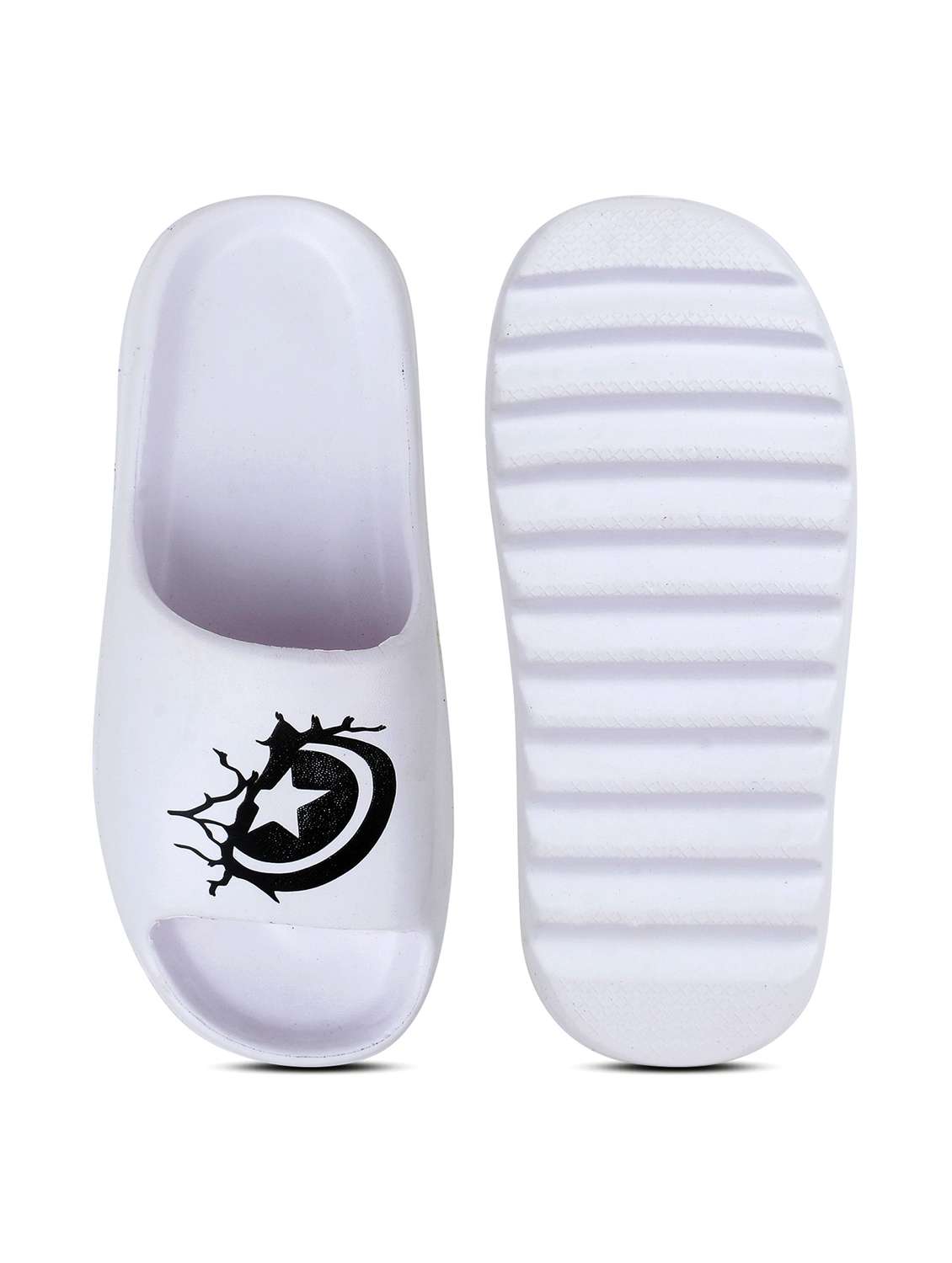 white eva slip on flip flops - 20240852 -  Standard Image - 1