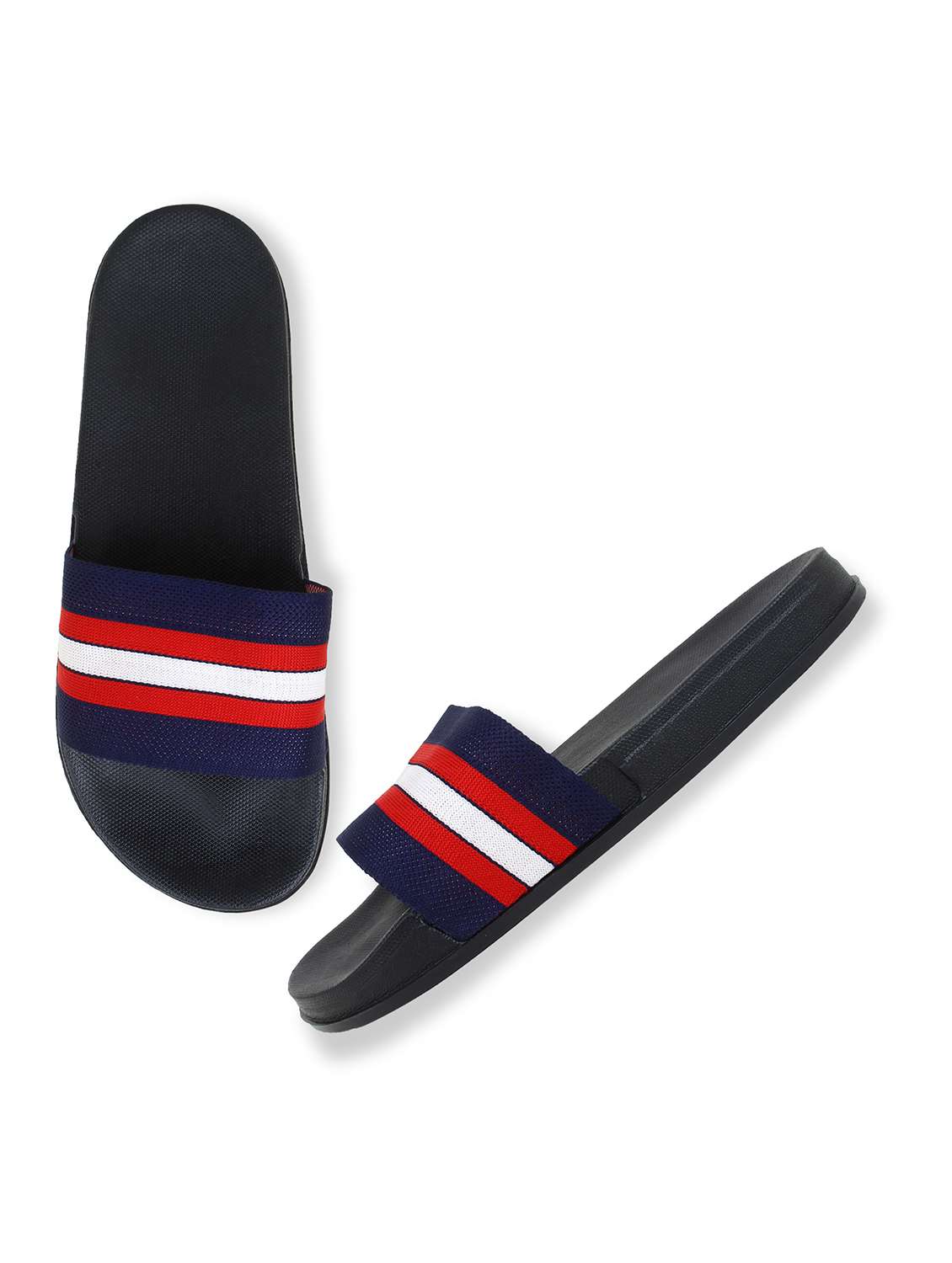 blue synthetic slip on flip flops - 20240880 - Standard Image - 1