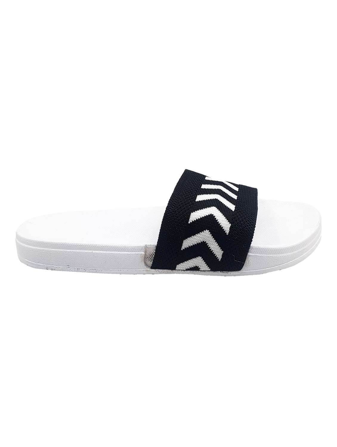 white synthetic slip on flip flops - 20240902 -  Standard Image - 1