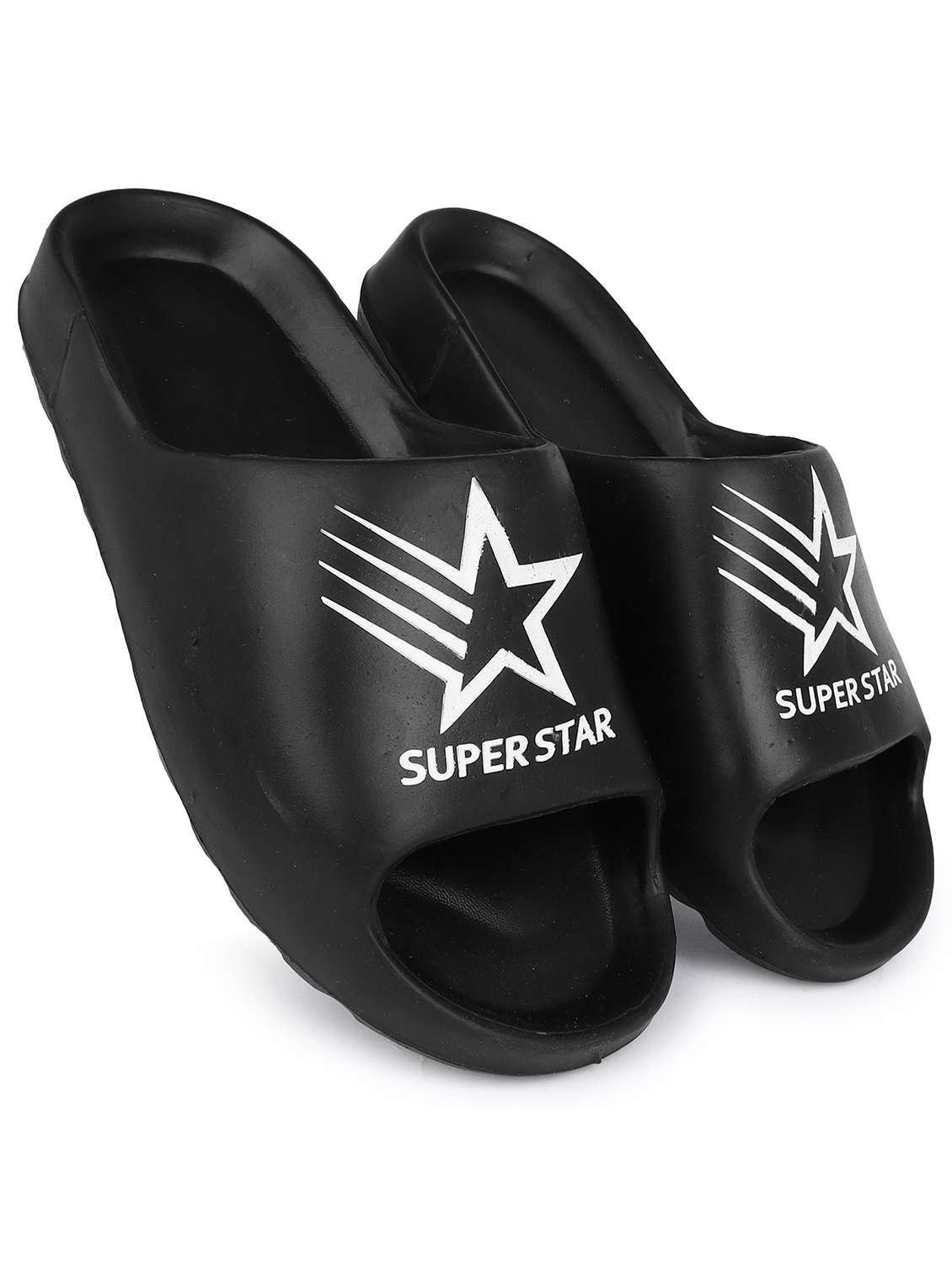 black eva slip on flip flops - 20240939 -  Standard Image - 1