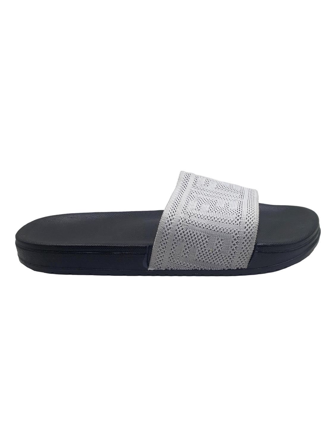grey synthetic slip on flip flops - 20240941 -  Standard Image - 1