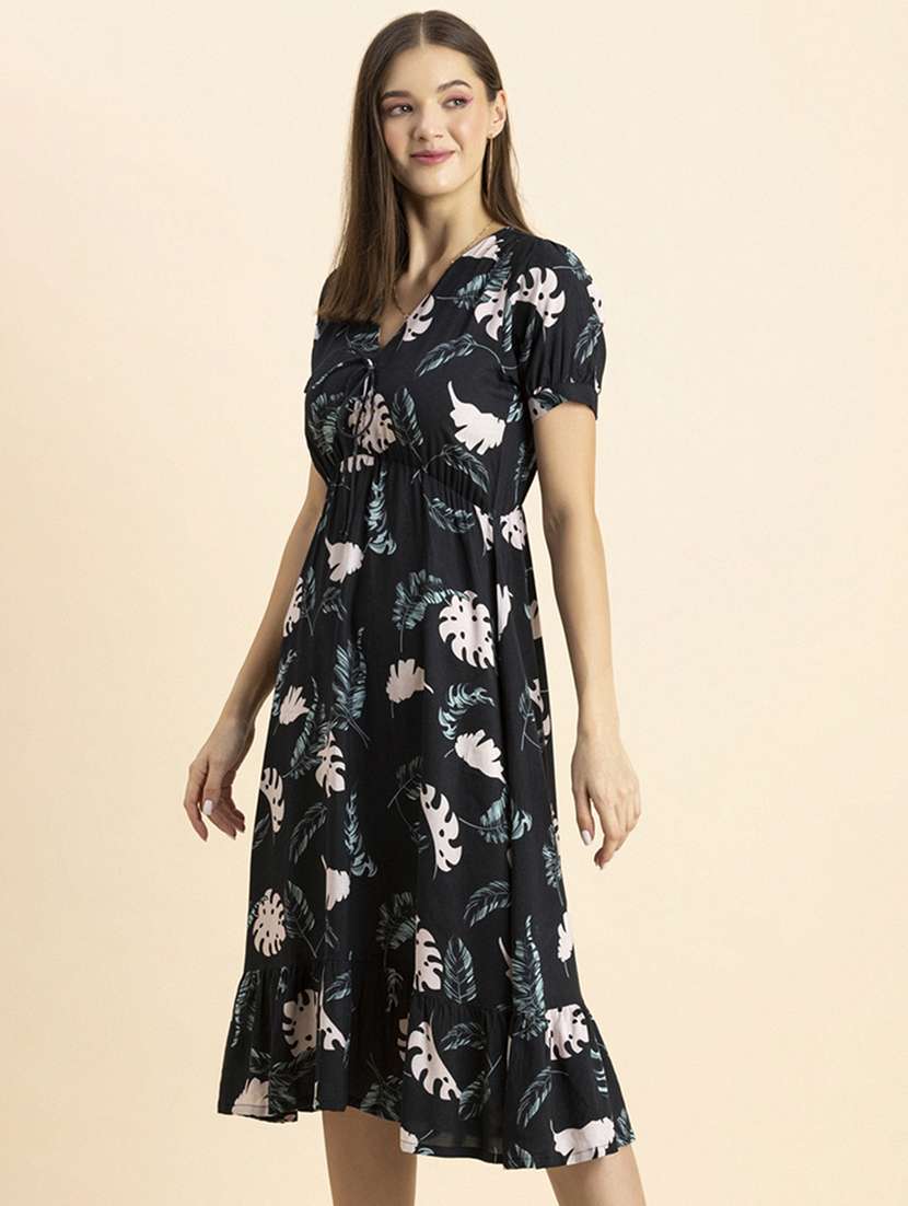 women's fit & flare  dress - 20244387 -  Standard Image - 1