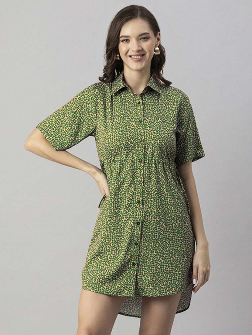 women's shirt abstract dress