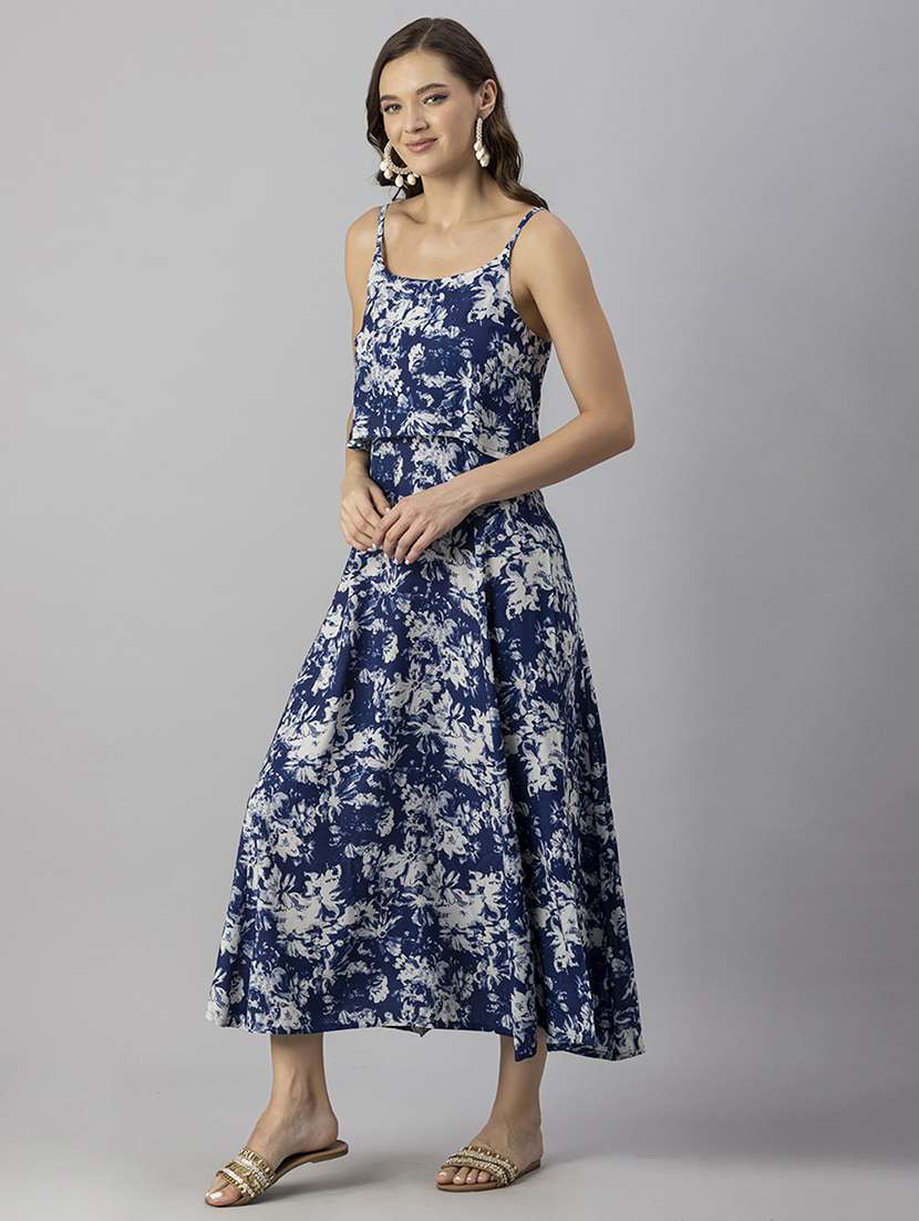 women's fit & flare floral dress - 20244404 -  Standard Image - 1