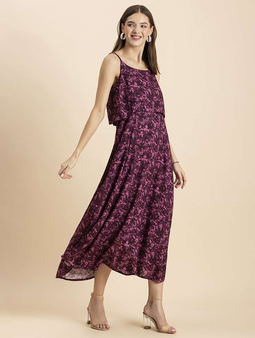 women's fit & flare paisley dress - 20244407 -  Standard Image - 1
