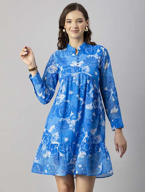 women's tiered dress floral dress - 20244409 -  Standard Image - 0