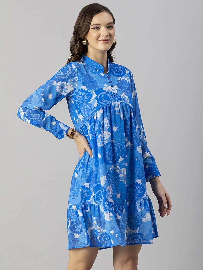 women's tiered dress floral dress - 20244409 -  Standard Image - 1