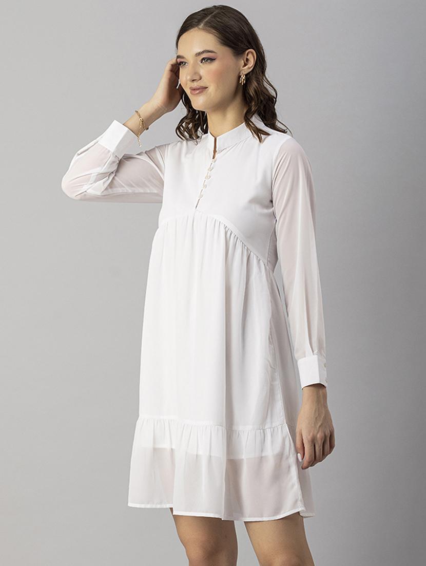 women's t-shirt solid dress - 20244413 -  Standard Image - 1