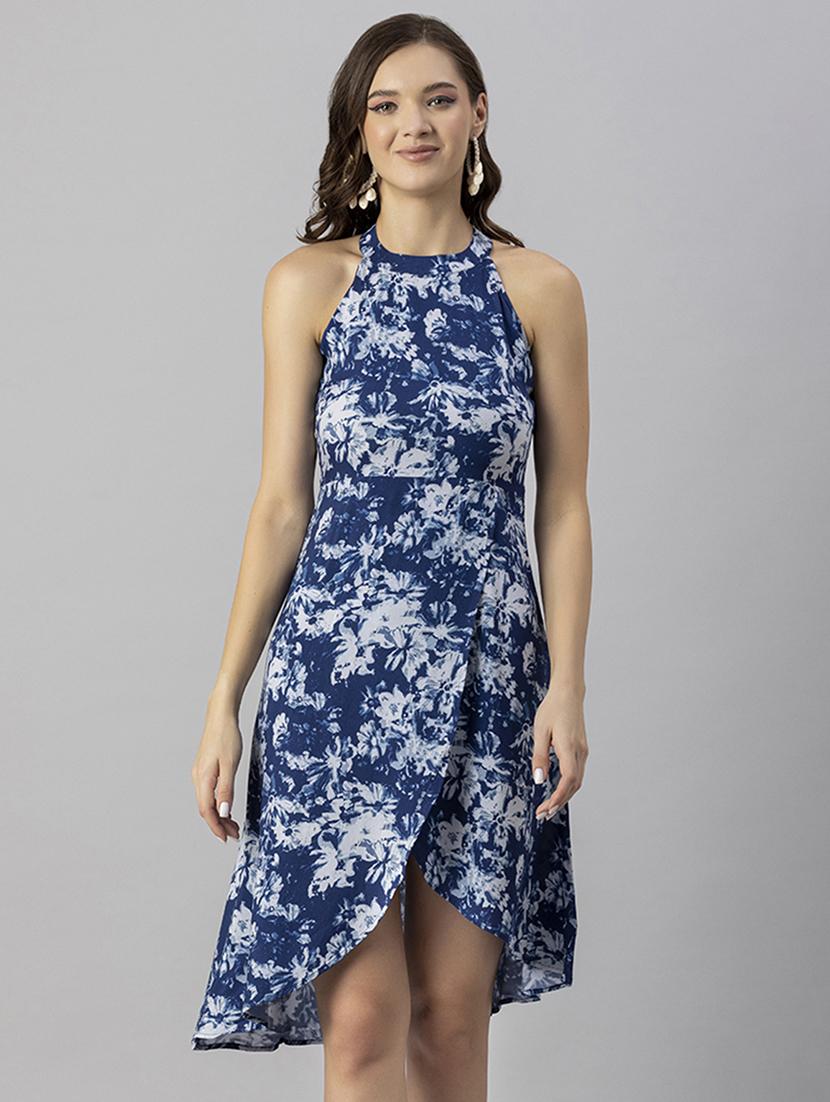 women's asymmetric floral dress - 20244414 -  Zoom Image - 0