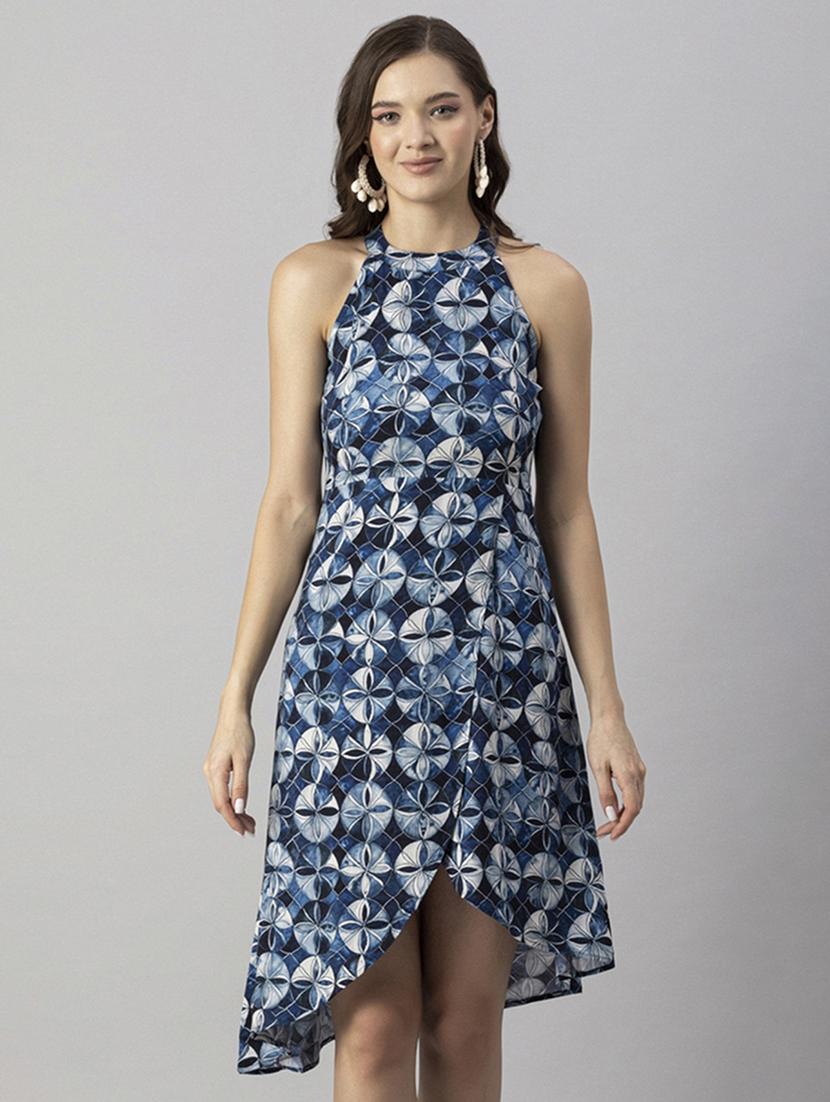 women's asymmetric printed dress - 20244415 -  Zoom Image - 0