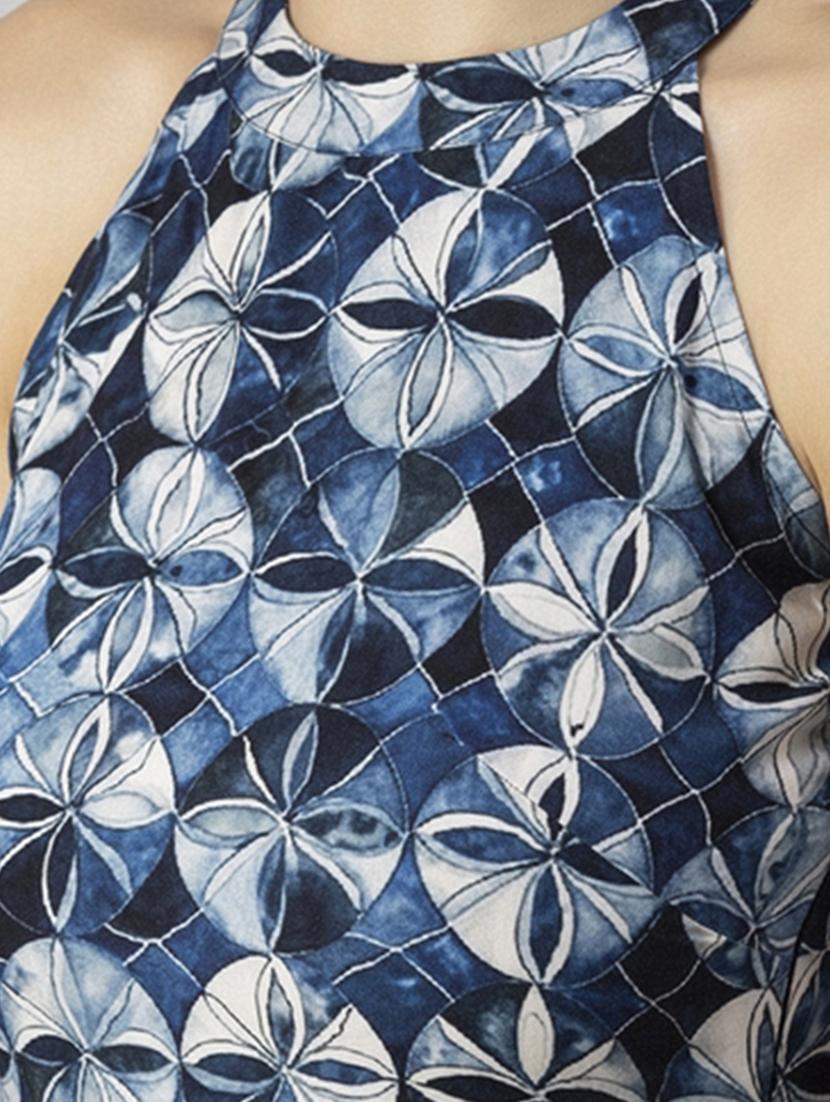 women's asymmetric printed dress - 20244415 - Standard Image - 4