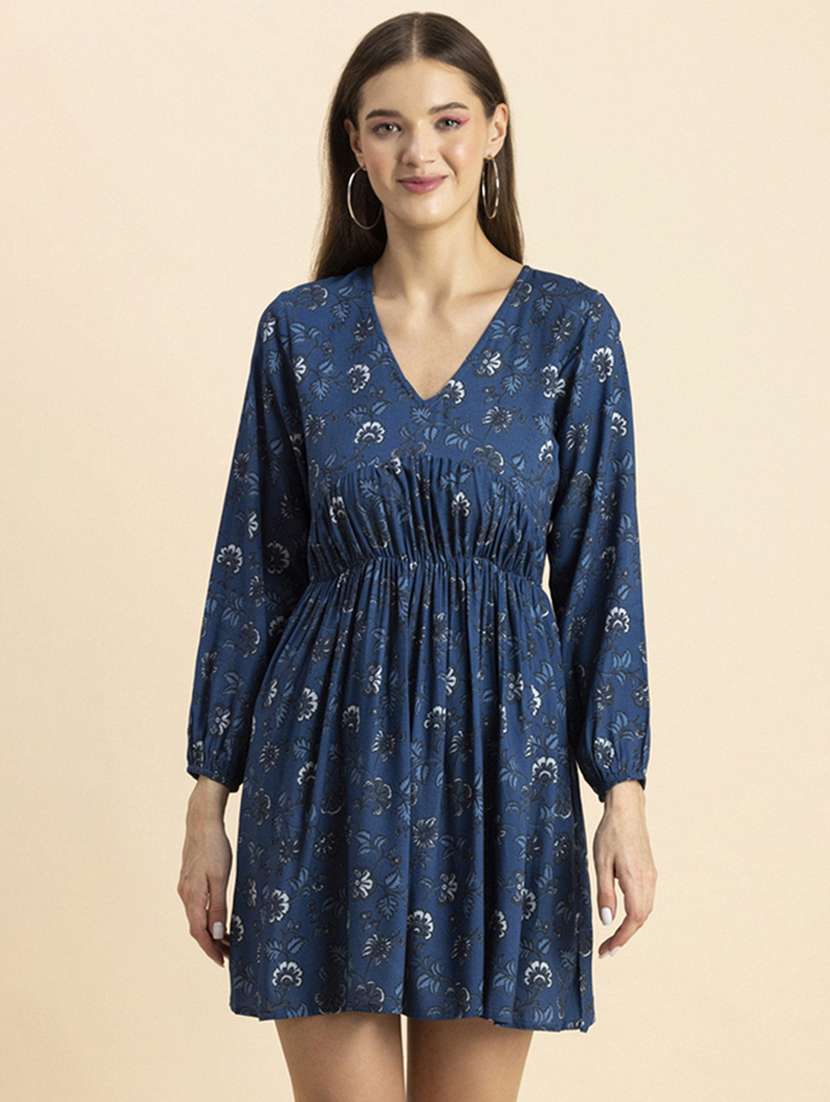 women's fit & flare floral dress