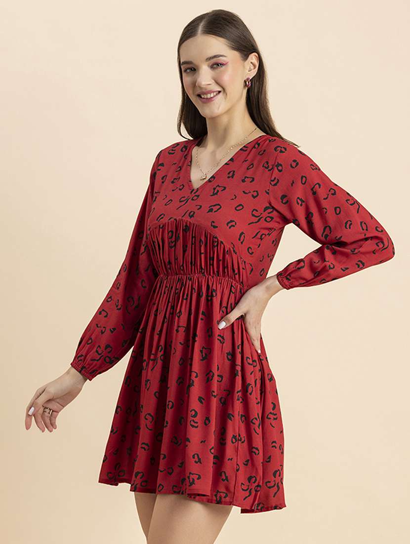 women's fit & flare  dress - 20244438 -  Standard Image - 1
