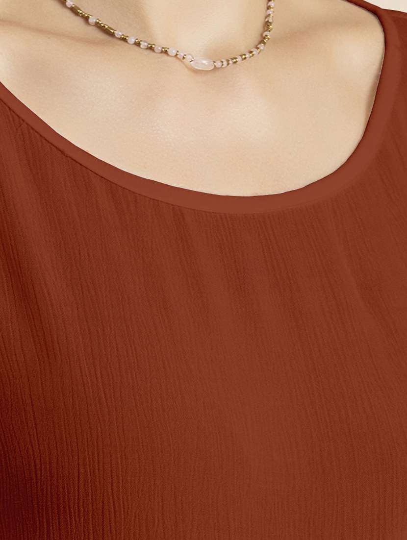 women's straight scoop neck top - 20244859 -  Standard Image - 4