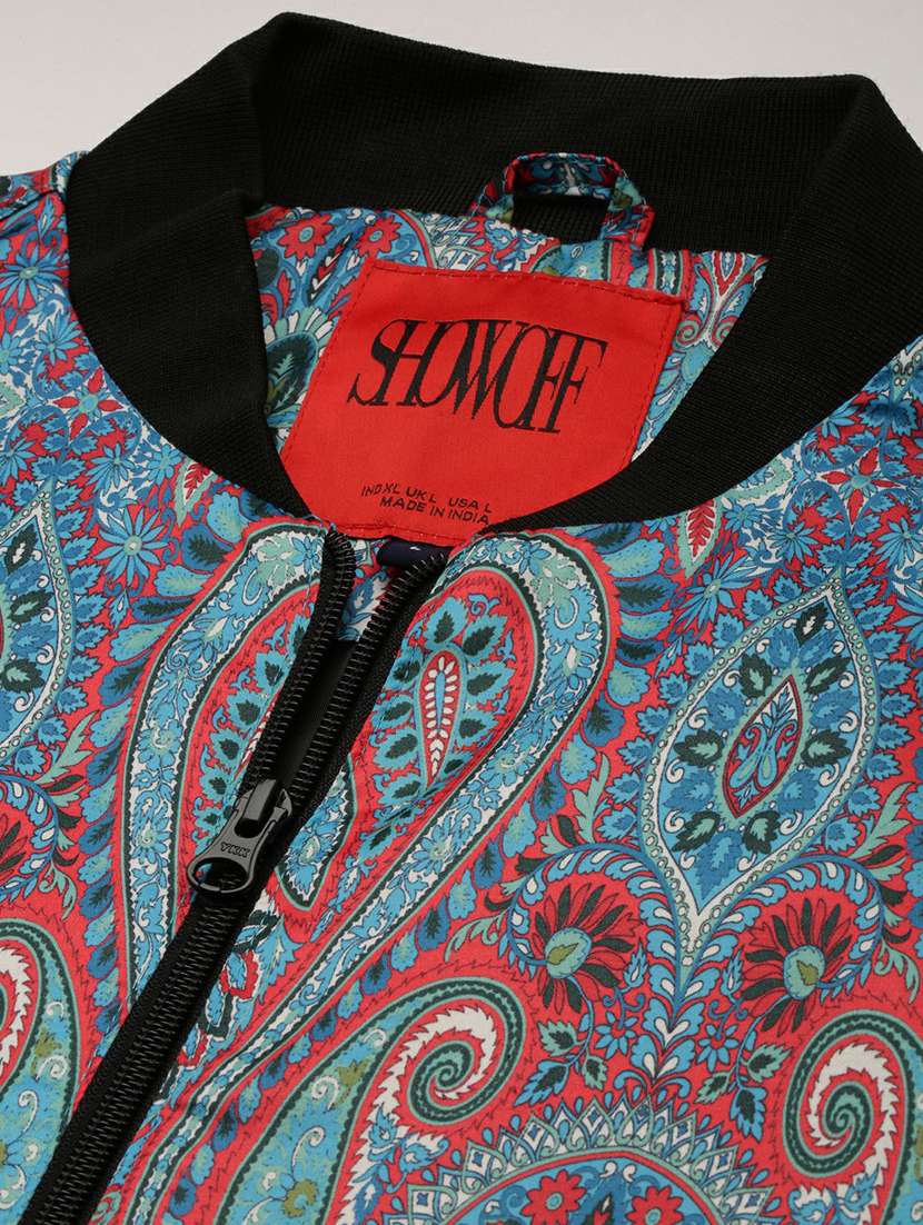 men paisley print bomber jacket - 20245367 -  Standard Image - 6