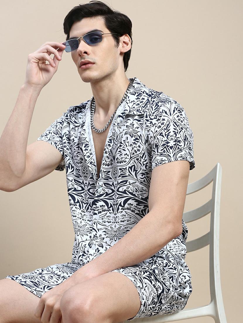 men shirt collar co-ord sets - 20245453 - Standard Image - 4