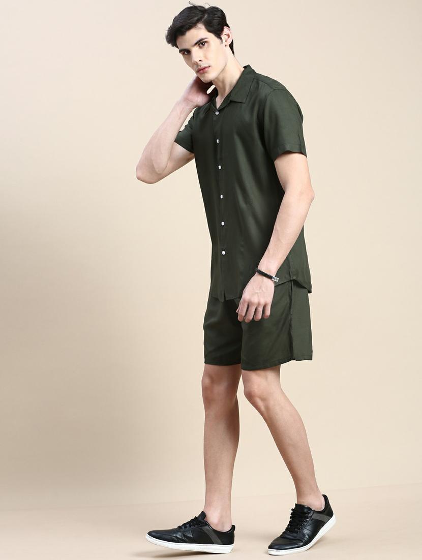 men shirt collar co-ord sets - 20245470 - Standard Image - 1