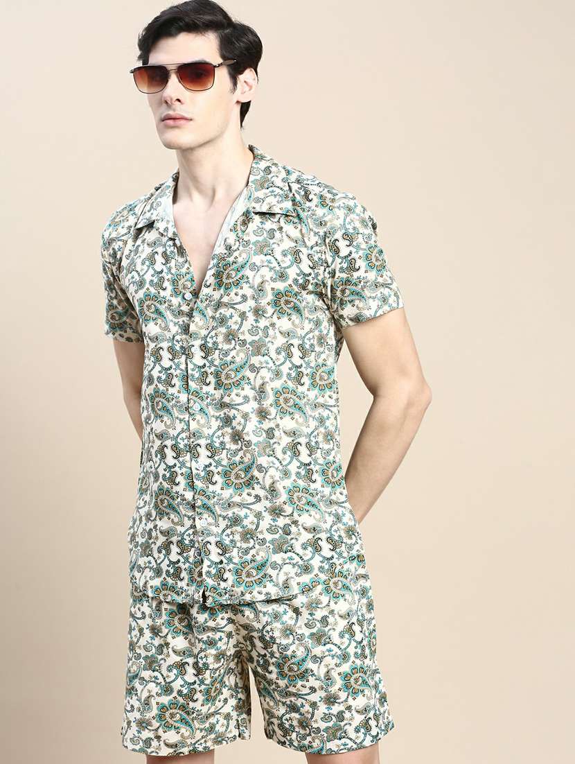 men shirt collar co-ord sets - 20245483 -  Standard Image - 4