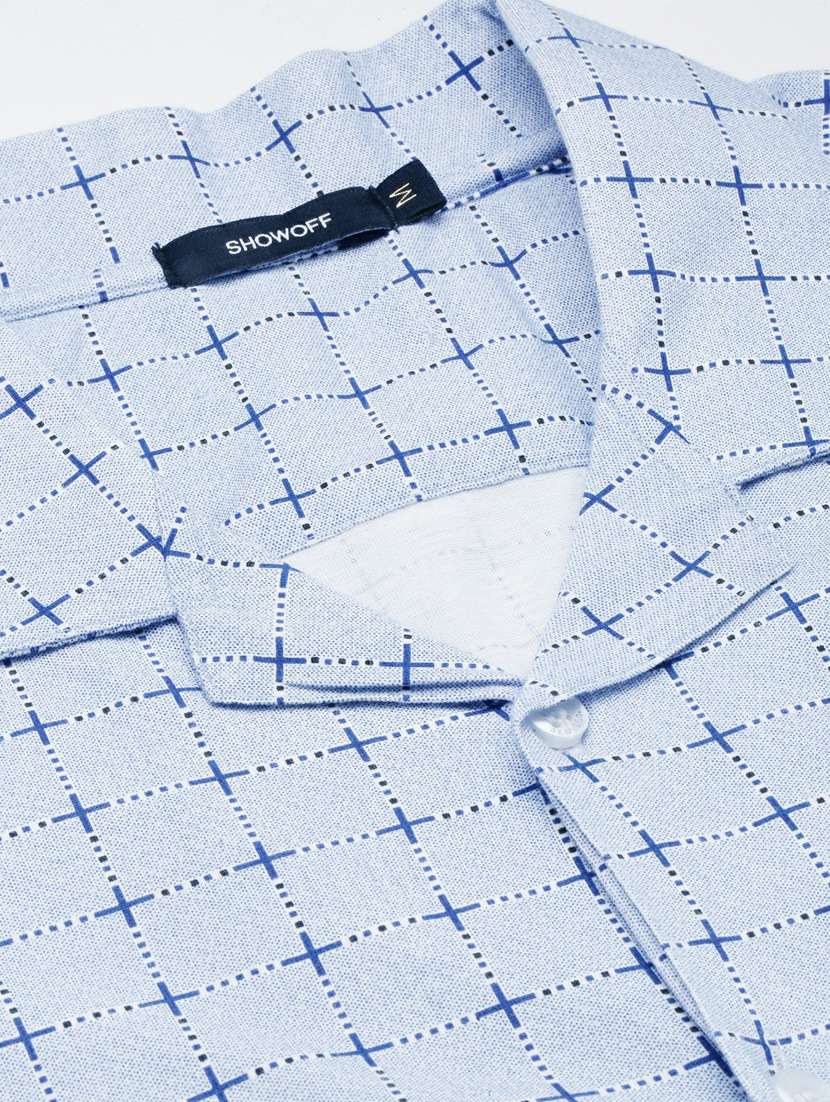 men shirt collar co-ord sets - 20245499 - Standard Image - 6