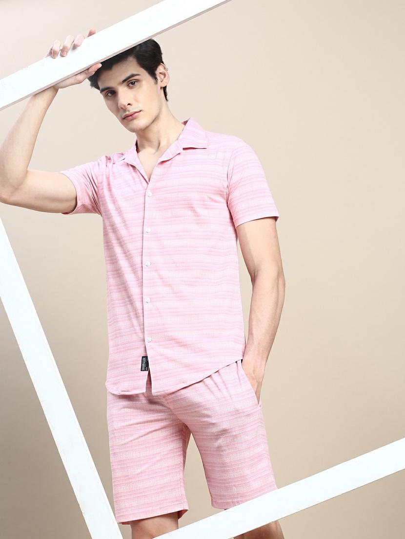 men shirt collar co-ord sets - 20245502 - Standard Image - 4