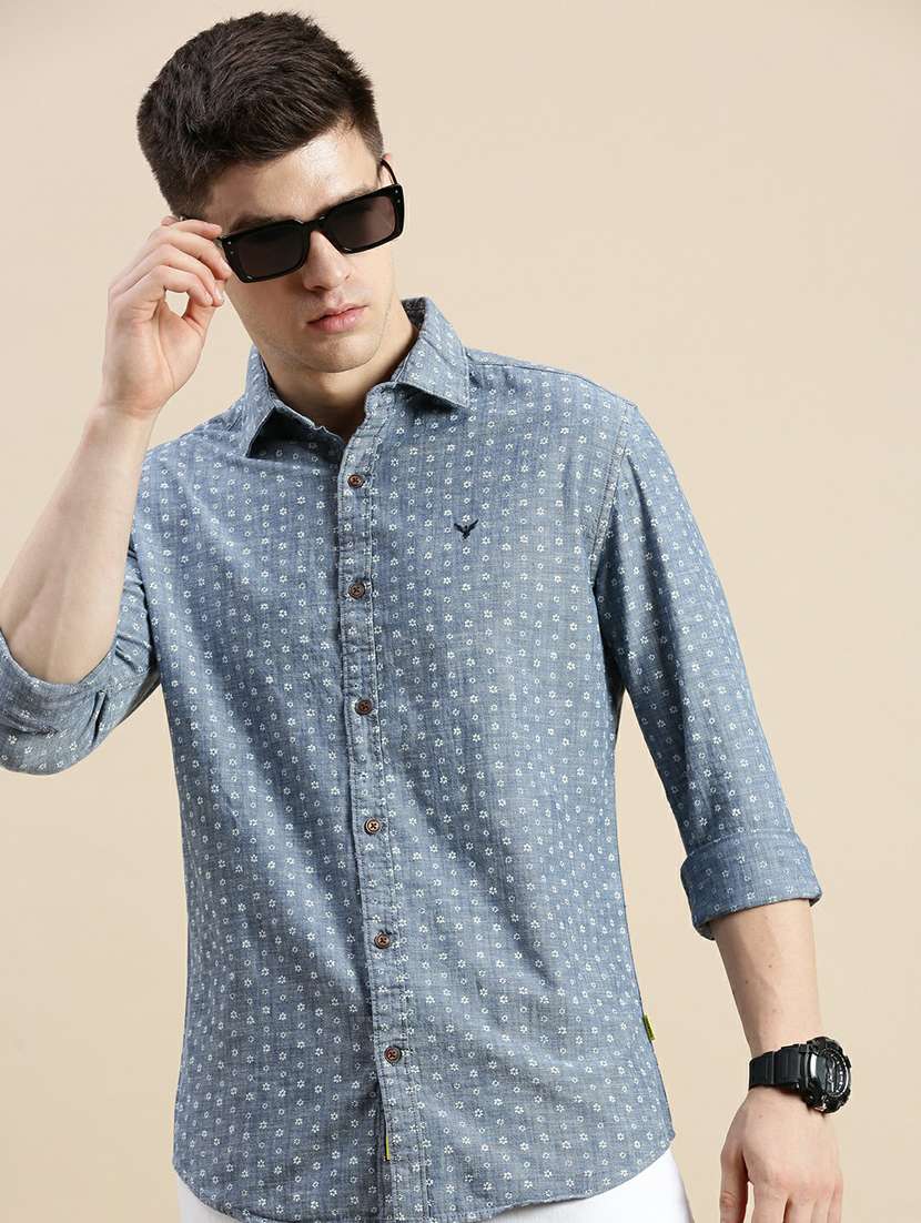 mens florals casual shirt - 20245565 -  Standard Image - 4