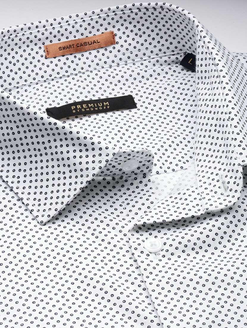 mens polka dots casual shirt - 20245617 -  Standard Image - 6