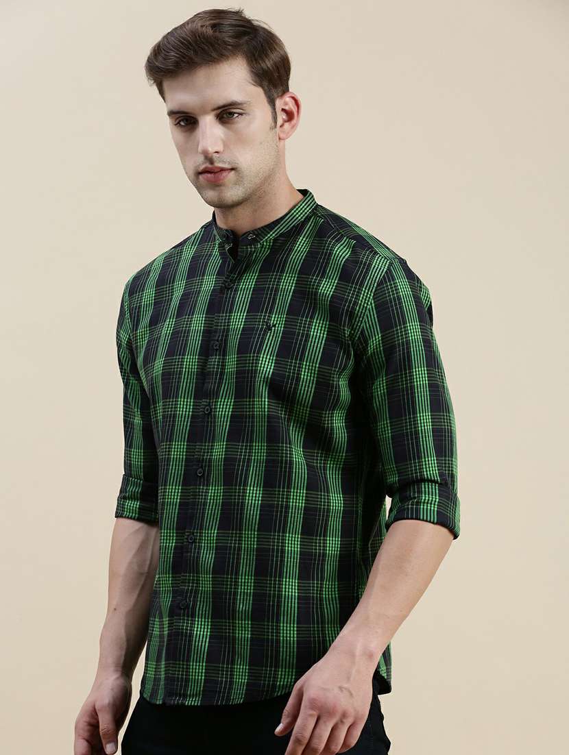 mens checks casual shirt - 20245622 -  Standard Image - 1
