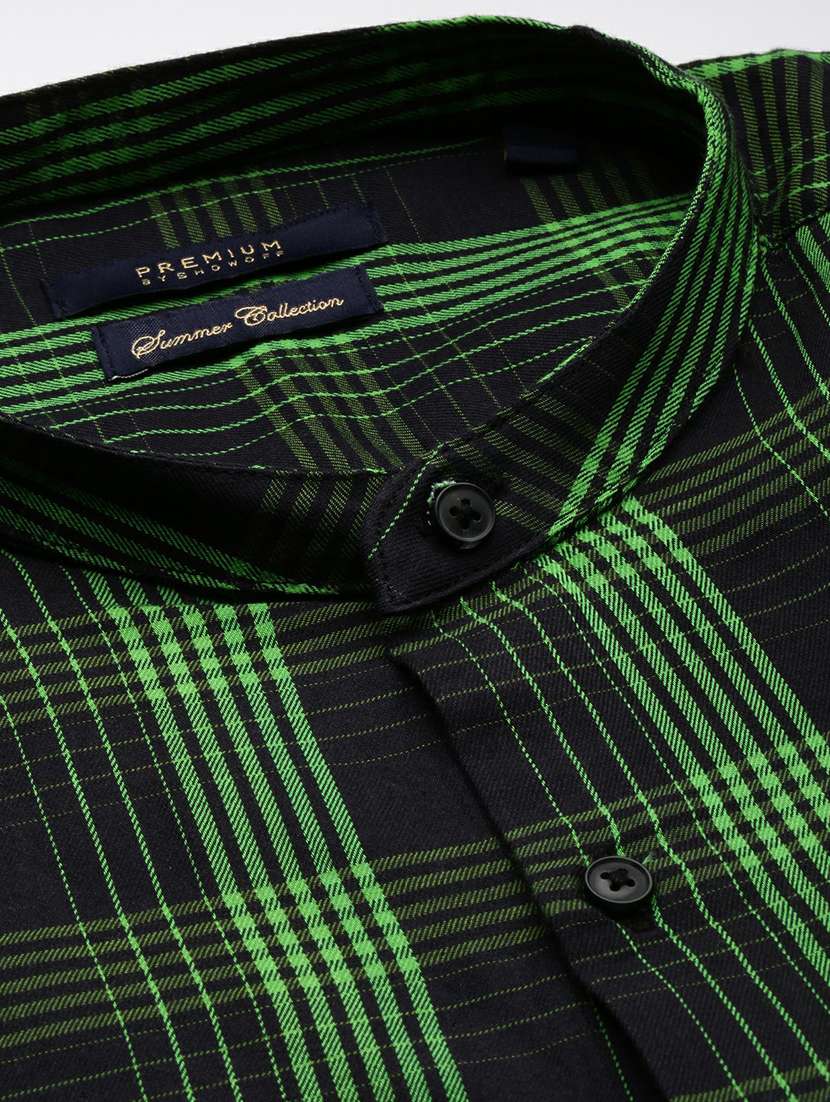 mens checks casual shirt - 20245622 -  Standard Image - 6