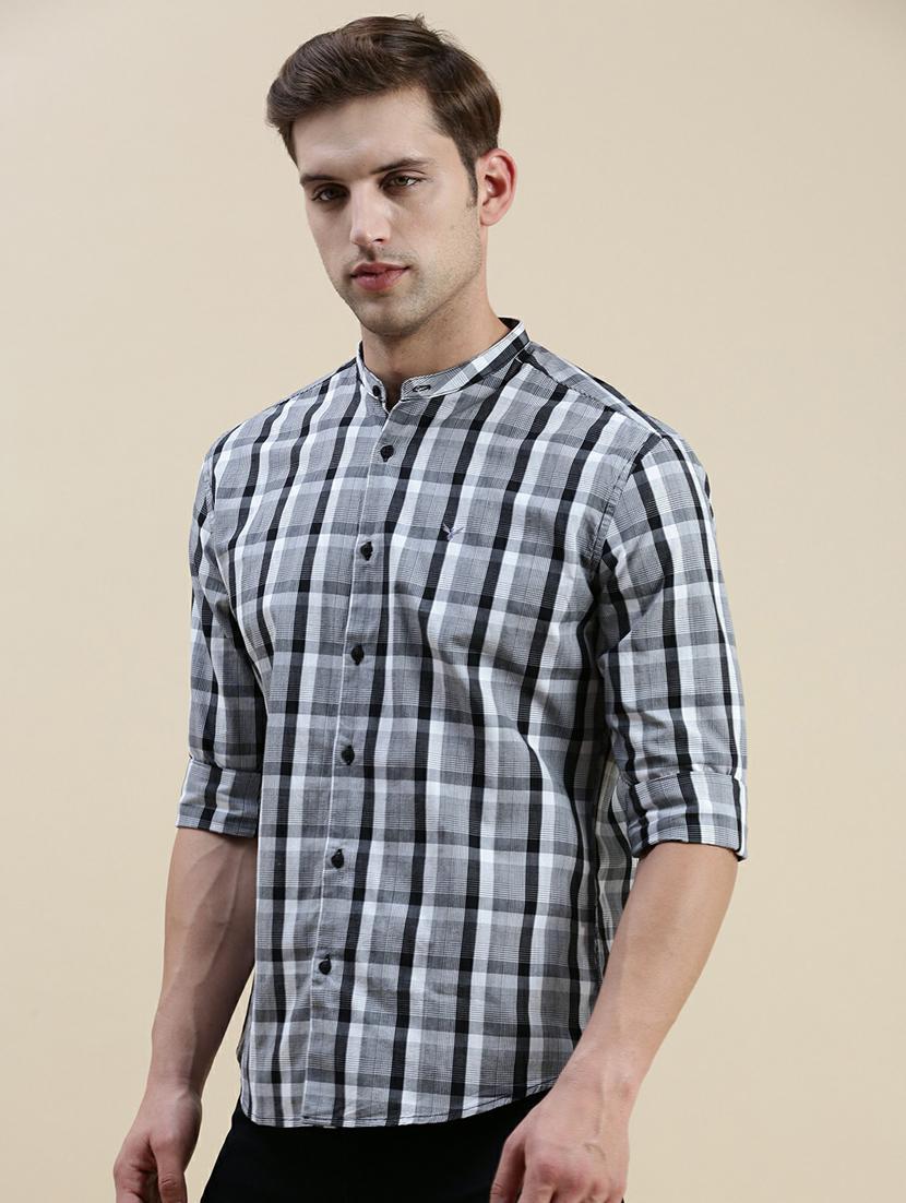 mens checks casual shirt - 20245625 -  Standard Image - 1