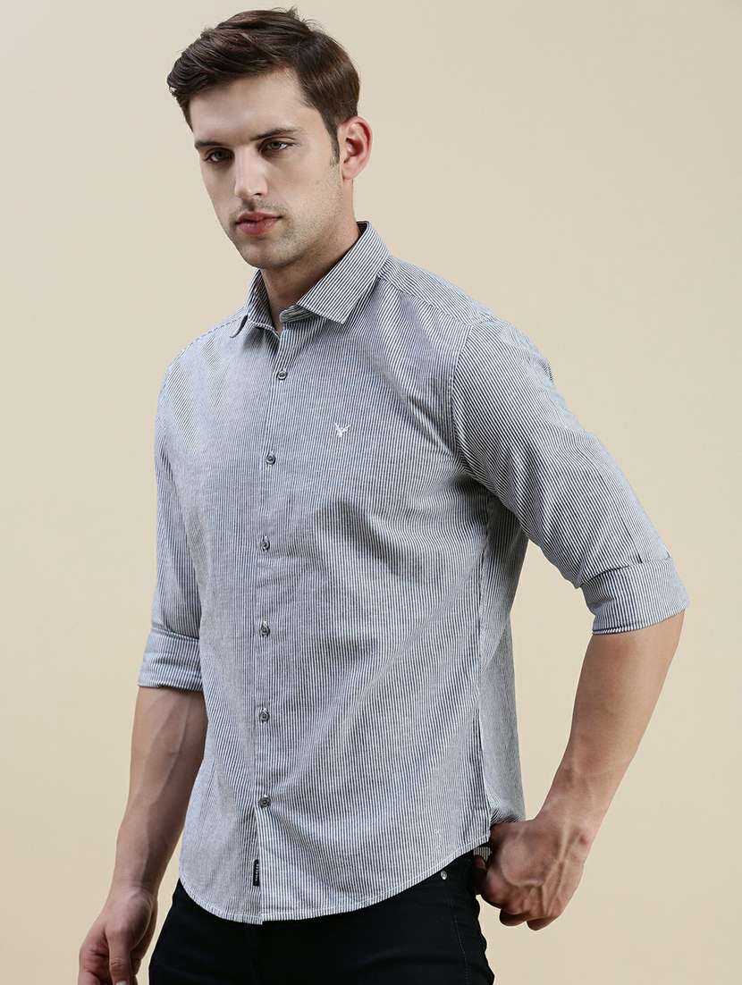 mens stripes casual shirt - 20245661 -  Standard Image - 1