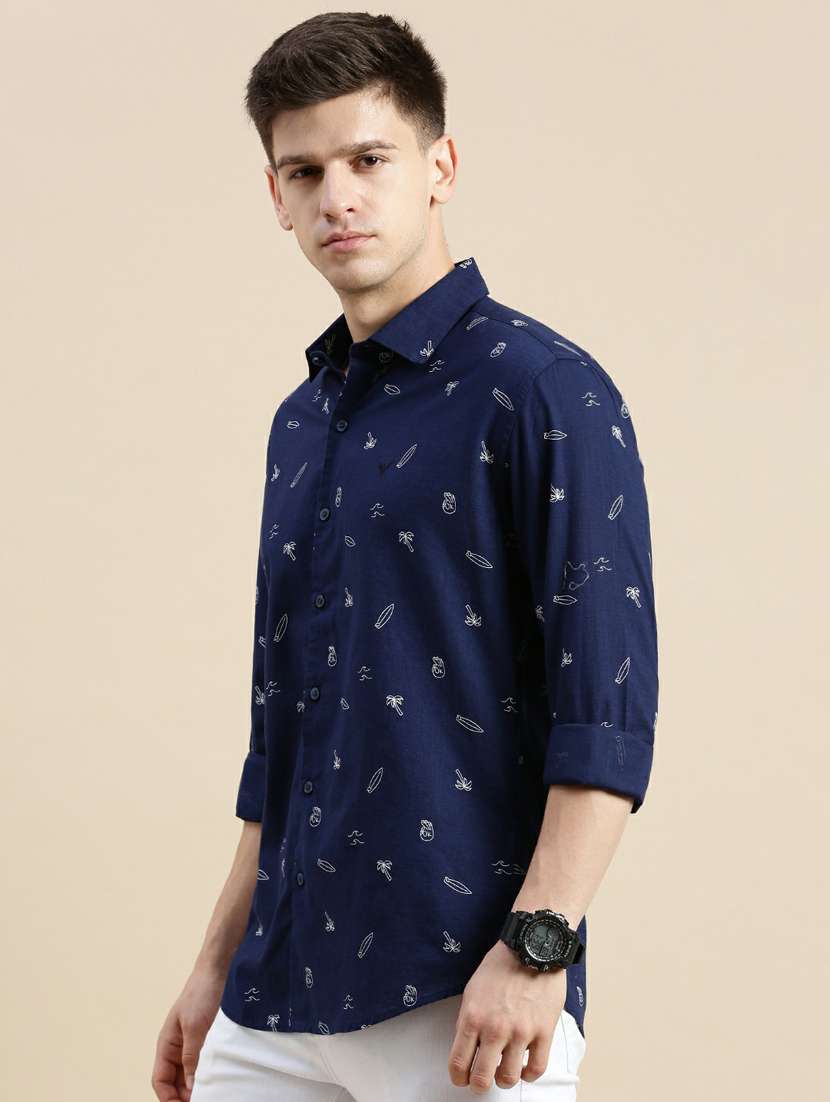 mens graphic casual shirt - 20245686 -  Standard Image - 1