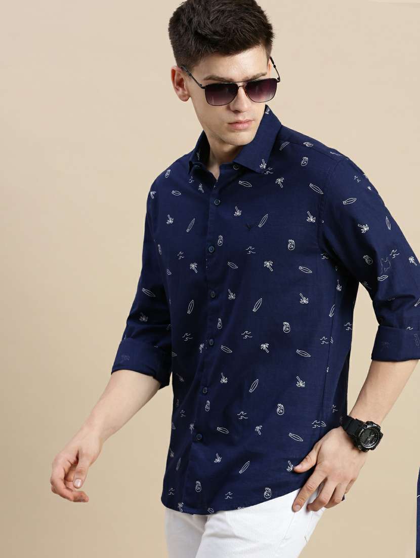 mens graphic casual shirt - 20245686 -  Standard Image - 4