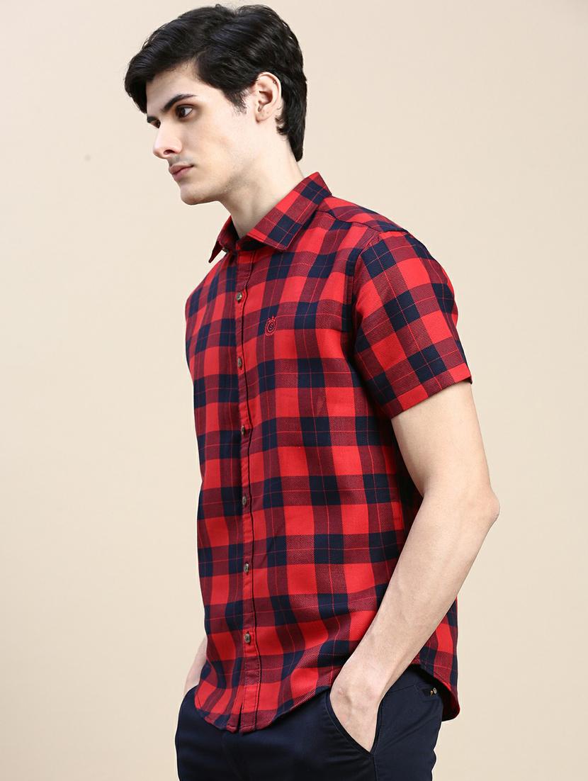 mens checks casual shirt - 20245732 -  Standard Image - 1