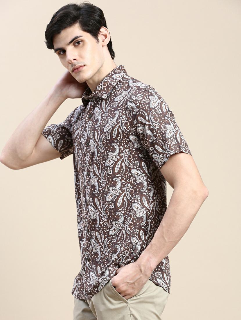 mens paisley casual shirt - 20245757 -  Standard Image - 1